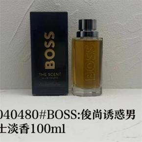 China Supplier BOSS The Scent Designer Replica Perfume Men 100ml Transparent Hexagonal Bottle EDT Wholesale