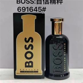 China Supplier Hugo Boss Bottled Elixir Designer Replica Perfume Men 100ml Black Bottle Parfum Wholesale