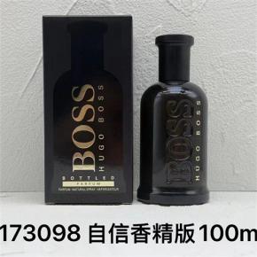 China Supplier Hugo Boss Bottled Parfum Designer Replica Perfume Men 100ml Matte Black Bottle Parfum Wholesale
